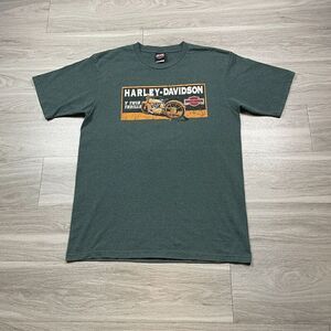 Harley Davidson Shirt Mens Extra Large Gray 2007 Abilene Texas Motorcycle Y2K